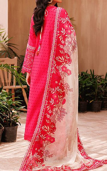 Ellena Hot Pink Lawn Suit | Pakistani Lawn Dress in USA- Image 2