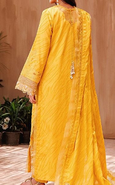 Ellena Mustard Lawn Suit | Pakistani Lawn Dress in USA- Image 2