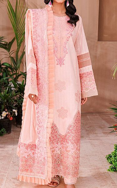 Ellena Pink Lawn Suit | Pakistani Lawn Dress in USA- Image 1