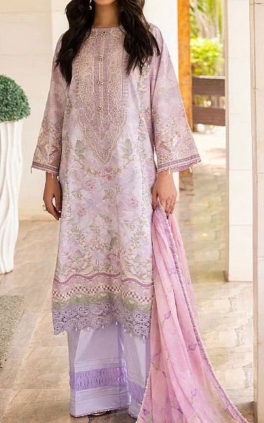Ellena Lavender Lawn Suit | Pakistani Lawn Dress in USA- Image 1