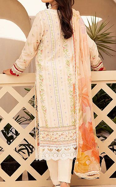 Ellena Ivory Lawn Suit | Pakistani Lawn Dress in USA- Image 2