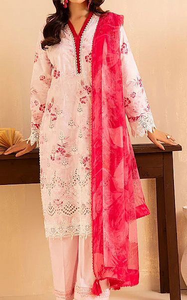 Ellena Oyster Pink Lawn Suit | Pakistani Lawn Dress in USA- Image 1