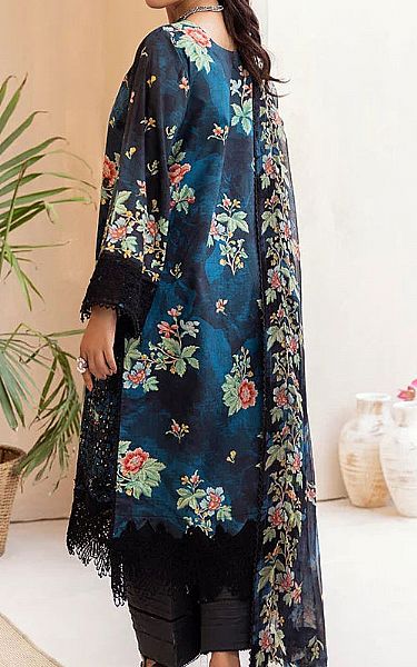 Ellena Navy Lawn Suit | Pakistani Lawn Dress in USA- Image 2