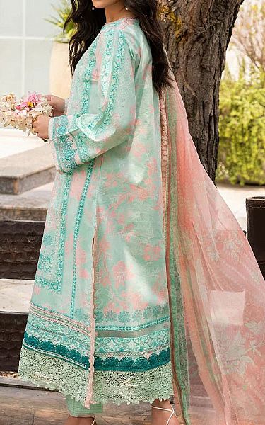 Ellena Aqua Lawn Suit | Pakistani Lawn Dress in USA- Image 2