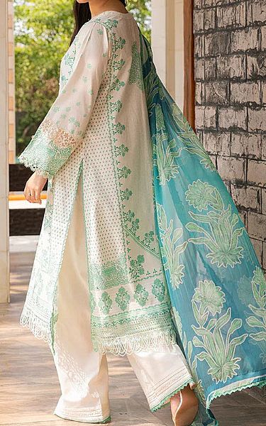 Ellena Off-white Lawn Suit | Pakistani Lawn Dress in USA- Image 2