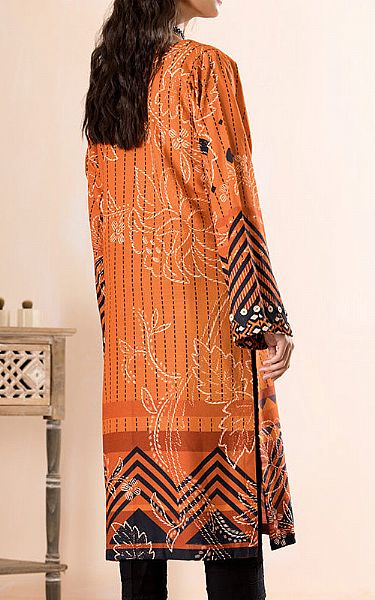 Ellena Rust Khaddar Kurti | Pakistani Winter Dresses- Image 2