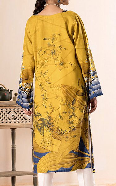 Ellena Mustard Khaddar Kurti | Pakistani Winter Dresses- Image 2