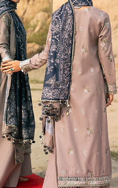 Ellena Rosy Brown Khaddar Suit | Pakistani Winter Dresses- Image 2