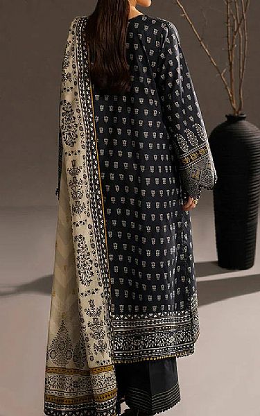 Ellena Black/Ivory Lawn Suit | Pakistani Lawn Dress in USA- Image 2