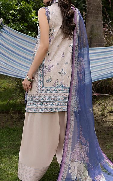 Ellena Ivory Lawn Suit | Pakistani Lawn Dress in USA- Image 2