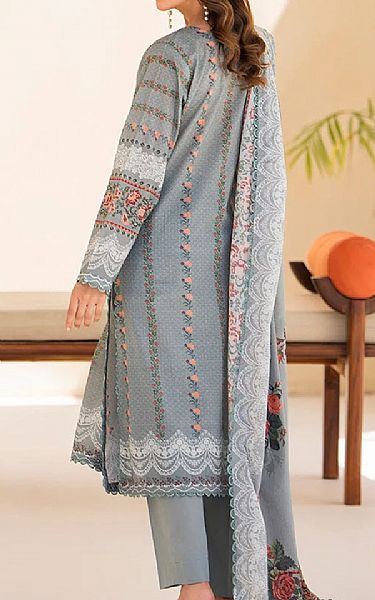 Ellena Grey Lawn Suit | Pakistani Lawn Dress in USA- Image 2