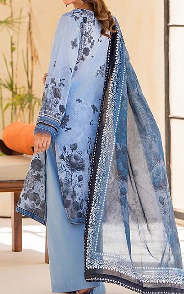 Ellena Carolina Blue Lawn Suit | Pakistani Lawn Dress in USA- Image 2