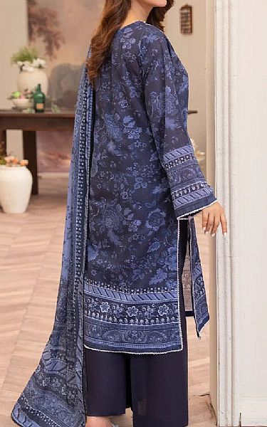 Ellena Black/Light Purple Lawn Suit | Pakistani Lawn Dress in USA- Image 2