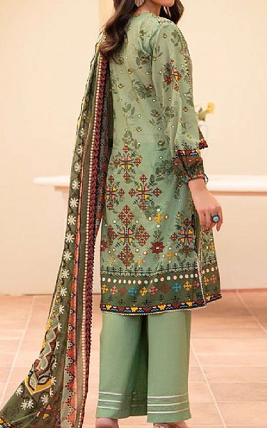 Ellena Pistachio Green Lawn Suit | Pakistani Lawn Dress in USA- Image 2