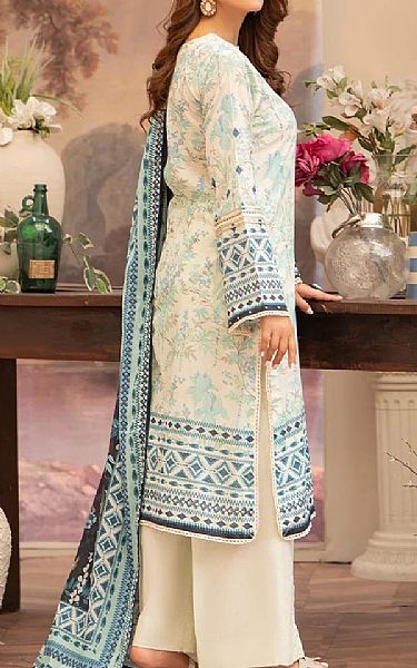 Ellena Off White Lawn Suit | Pakistani Lawn Dress in USA- Image 2