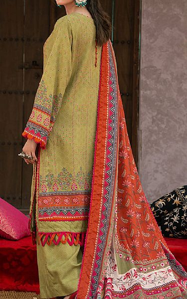 Ellena Dark Sand Viscose Suit | Pakistani Winter Dresses- Image 2