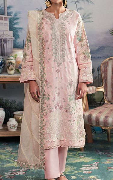Emaan Adeel Light Pink Lawn Suit | Pakistani Lawn Suits- Image 1