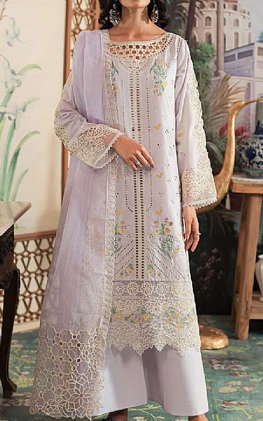 Emaan Adeel Lilac Lawn Suit | Pakistani Lawn Suits- Image 1