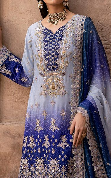 Emaan Adeel Multi Chiffon Suit | Pakistani Embroidered Chiffon Dresses USA- Image 3