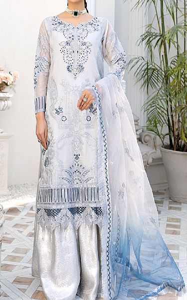 Emaan Adeel White Missouri Suit | Pakistani Dresses in USA- Image 1