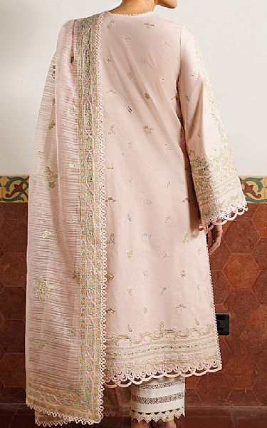Emaan Adeel Oyster Pink Lawn Suit | Pakistani Lawn Dress in USA- Image 2