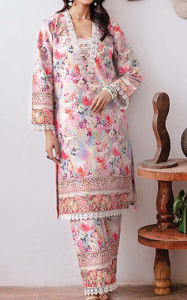 Emaan Adeel Multi Silk Suit (2 pcs) | Pakistani Winter Dresses- Image 1