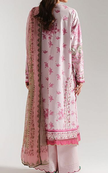 Ethnc Off White/Pink Lawn Suit | Pakistani Lawn Dress in USA- Image 2