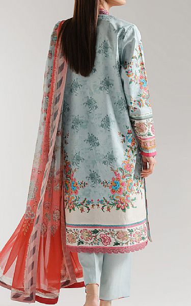Ethnc Shadow Green Lawn Suit | Pakistani Lawn Dress in USA- Image 2