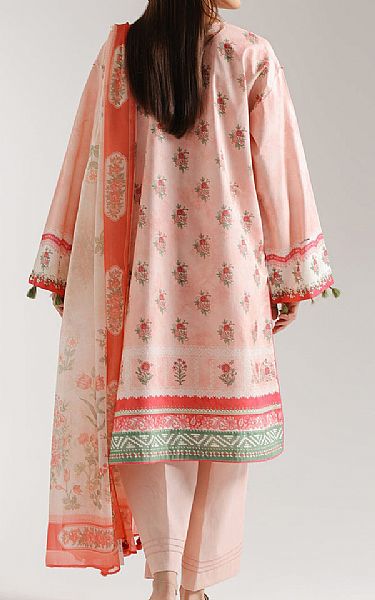 Ethnc Light Pink Lawn Suit | Pakistani Lawn Dress in USA- Image 2
