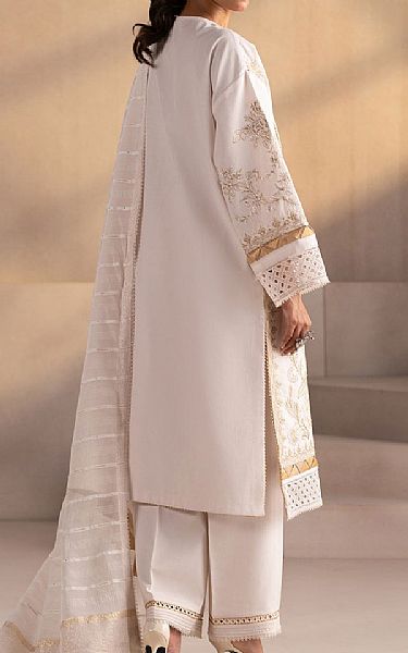 Ethnc Off-white Lawn Suit | Pakistani Lawn Dress in USA- Image 2