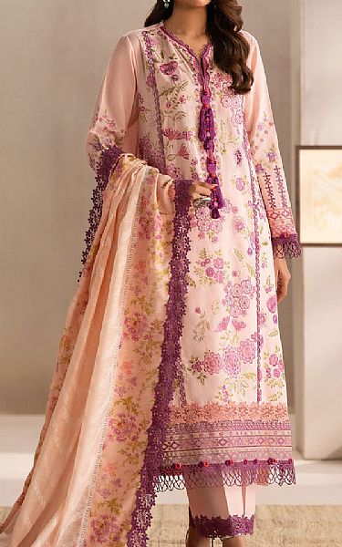 Ethnc Oyster Pink Lawn Suit | Pakistani Lawn Dress in USA- Image 1