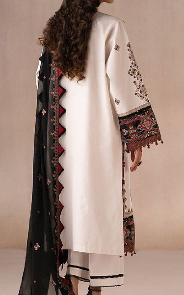 Ethnc Off-white Lawn Suit | Pakistani Lawn Dress in USA- Image 2