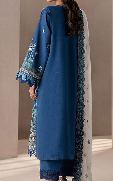 Ethnc Cobalt Blue Lawn Suit | Pakistani Lawn Dress in USA- Image 2