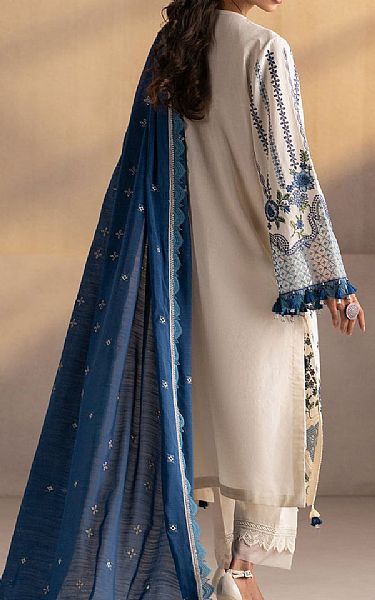 Ethnc Off-white Lawn Suit | Pakistani Lawn Dress in USA- Image 2
