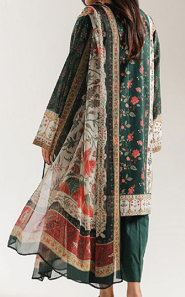 Ethnc Mineral Green Lawn Suit | Pakistani Lawn Dress in USA- Image 2