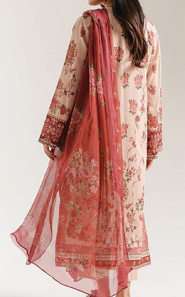 Ethnc Oyster Pink Lawn Suit | Pakistani Lawn Dress in USA- Image 2