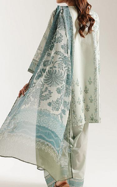 Ethnc Light Grey Lawn Suit | Pakistani Lawn Dress in USA- Image 2