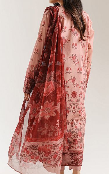 Ethnc Cavern Pink Lawn Suit | Pakistani Lawn Dress in USA- Image 2
