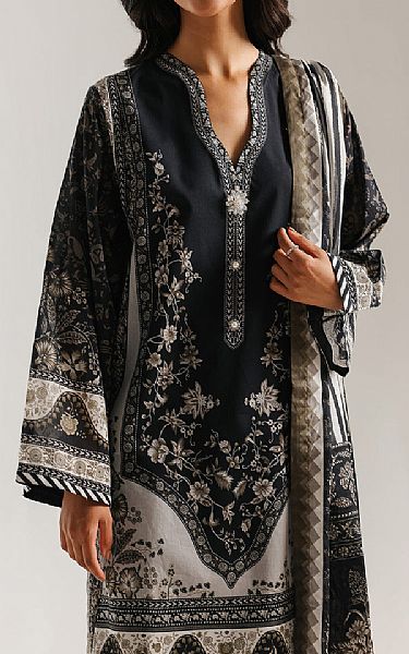 Ethnc Black Lawn Suit | Pakistani Lawn Dress in USA- Image 2