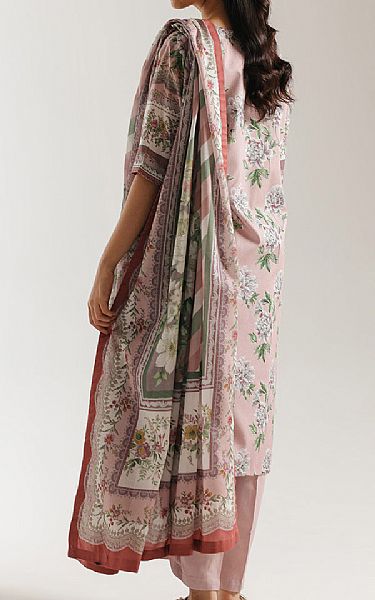 Ethnc Light Pink Lawn Suit | Pakistani Lawn Dress in USA- Image 2