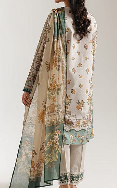 Ethnc Off White Lawn Suit | Pakistani Lawn Dress in USA- Image 2