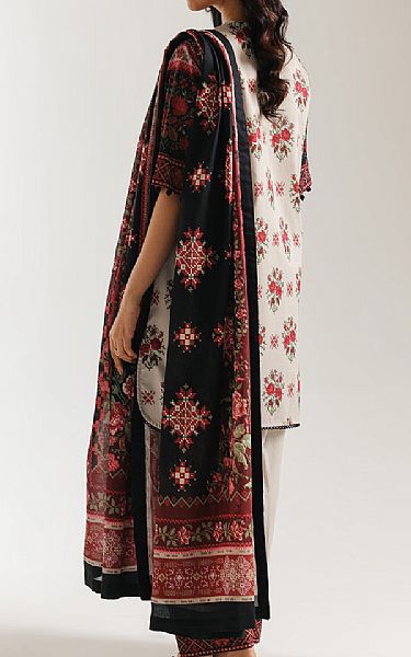 Ethnc Off White Lawn Suit | Pakistani Lawn Dress in USA- Image 2