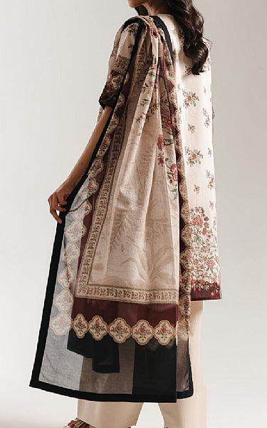 Ethnc Ivory Lawn Suit | Pakistani Lawn Dress in USA- Image 2