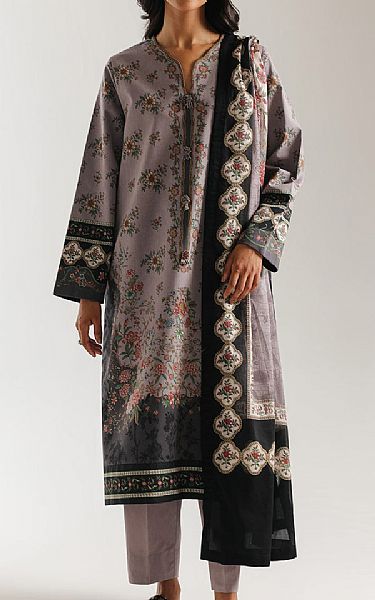 Ethnc Pale Purple Lawn Suit | Pakistani Lawn Dress in USA- Image 1