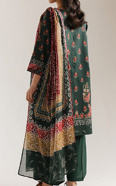 Ethnc Mineral Green Lawn Suit | Pakistani Lawn Dress in USA- Image 2
