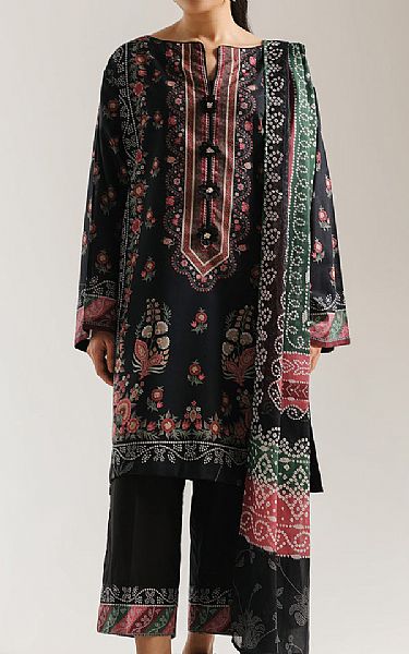 Ethnc Black Lawn Suit | Pakistani Lawn Dress in USA- Image 1
