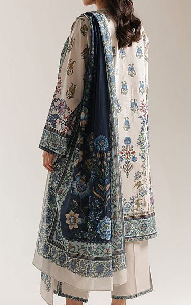Ethnc Off White Lawn Suit | Pakistani Lawn Dress in USA- Image 2