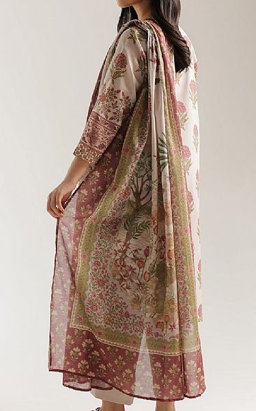 Ethnc Off White Lawn Suit | Pakistani Lawn Dress in USA- Image 2