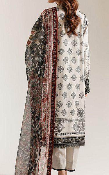 Ethnc Off-white Lawn Suit | Pakistani Lawn Dress in USA- Image 2