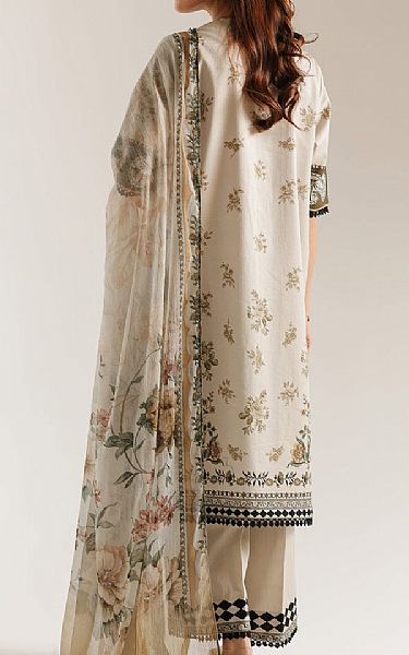 Ethnc Off White Lawn Suit | Pakistani Lawn Dress in USA- Image 2